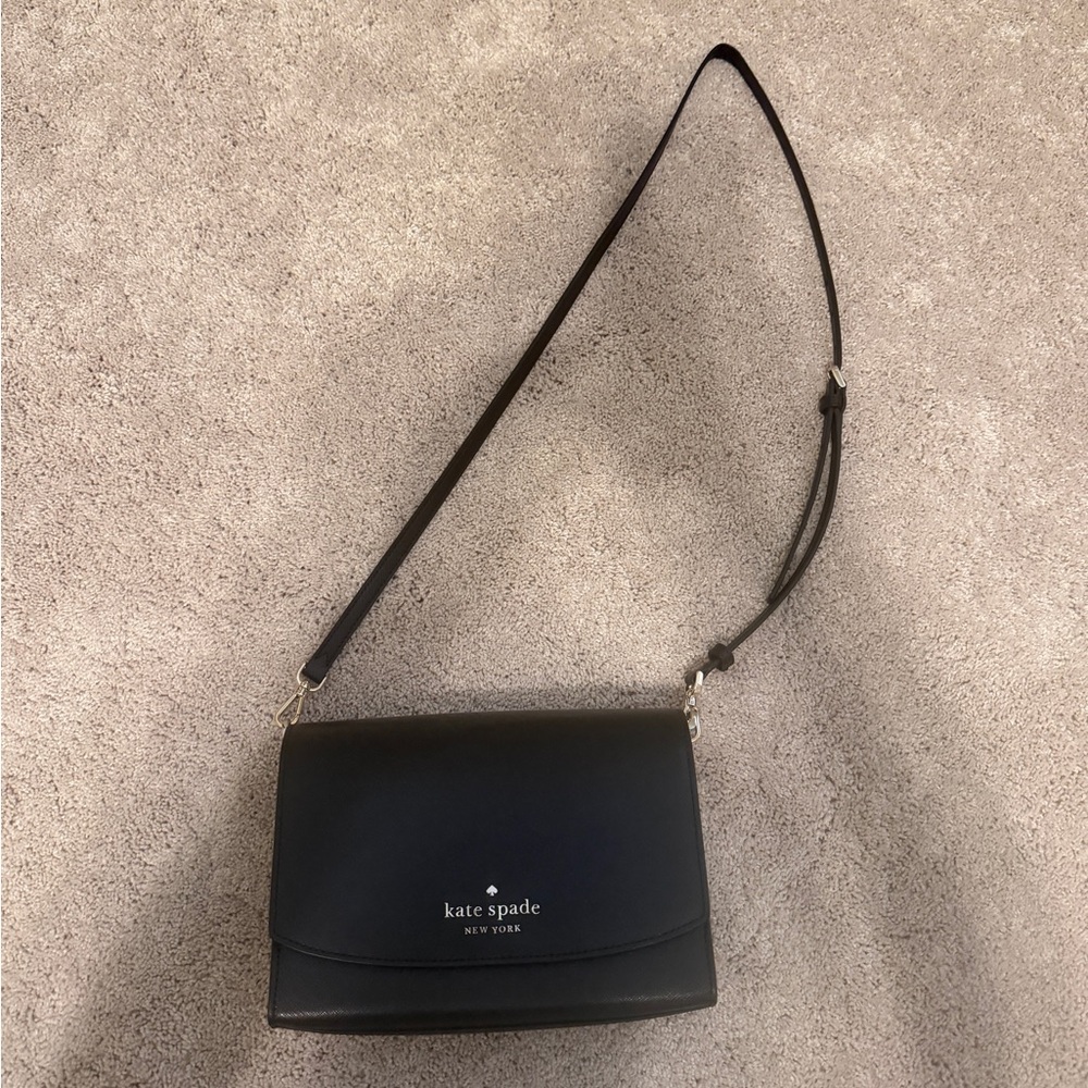 Kate Spade Sleek Black Crossbody Bag